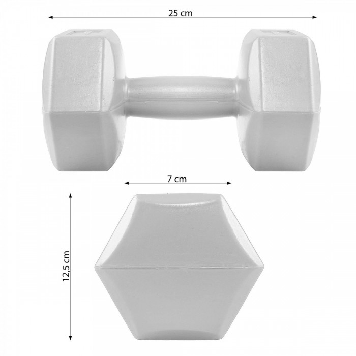 Гантелі для фітнесу Springos Hex 2 x 4 кг FA1035