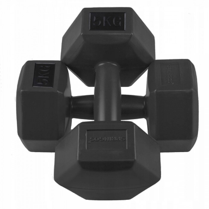 Гантелі для фітнесу Springos Hex 2 x 5 кг FA1036