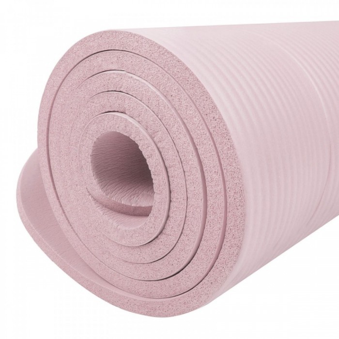 Коврик (мат) для йоги и фитнеса Springos NBR 1.5 см YG0040 Pink