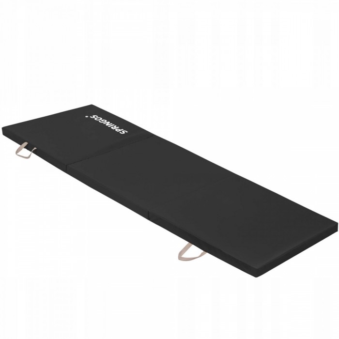 Мат гимнастический складной Springos 180 x 60 x 3 cм FA0060 Black