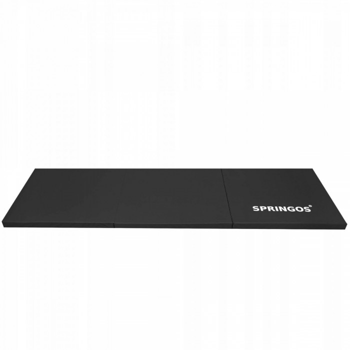 Мат гимнастический складной Springos 180 x 60 x 3 cм FA0060 Black