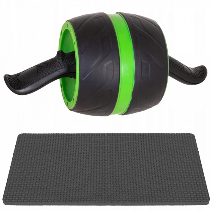 Ролик (колесо) для преса з поворотним механізмом Springos AB Wheel FA5010 Black / Green
