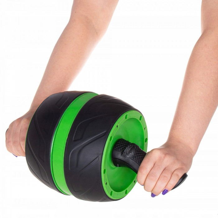 Ролик (колесо) для преса з поворотним механізмом Springos AB Wheel FA5010 Black / Green