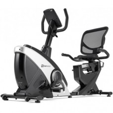 Горизонтальний велотренажер Hop-Sport HS-070L Helix сріблястий iConsole +