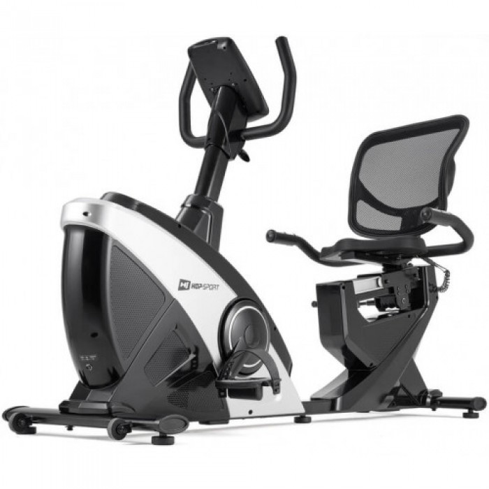 Горизонтальный велотренажер Hop-Sport HS-070L Helix серебристый iConsole+ Горизонтальный велотренажер Hop-Sport HS-070L Helix серебристый iConsole+