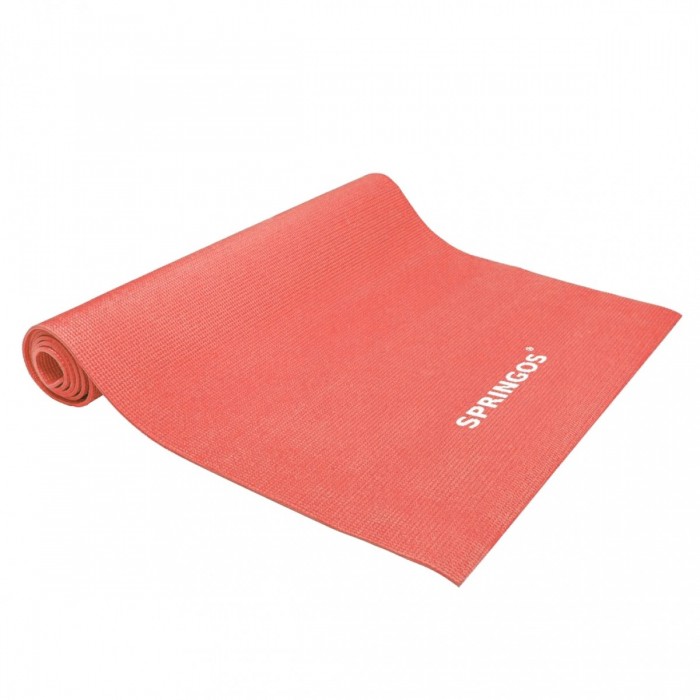 Йога мат Springos PVC 4 мм YG0036 Red Йога мат Springos PVC 4 мм YG0036 Red