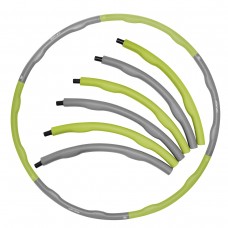 Хулахуп обруч для схуднення масажний SportVida 100 см 1.2 кг SV-HK0339 Grey / Green