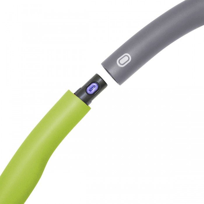 Хулахуп обруч для схуднення масажний SportVida 100 см 1.2 кг SV-HK0339 Grey / Green
