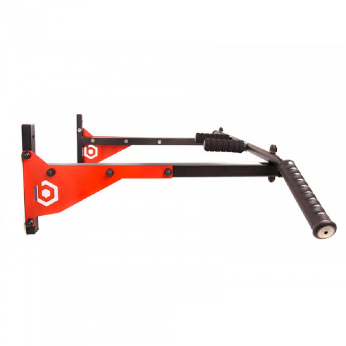 Настенный турник 3 хвата Besport BS-T0004 черно-красный