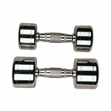 Набір гантелей професійних хромованих 1-10 кг STEIN Chrome Dumbbell 10 пар