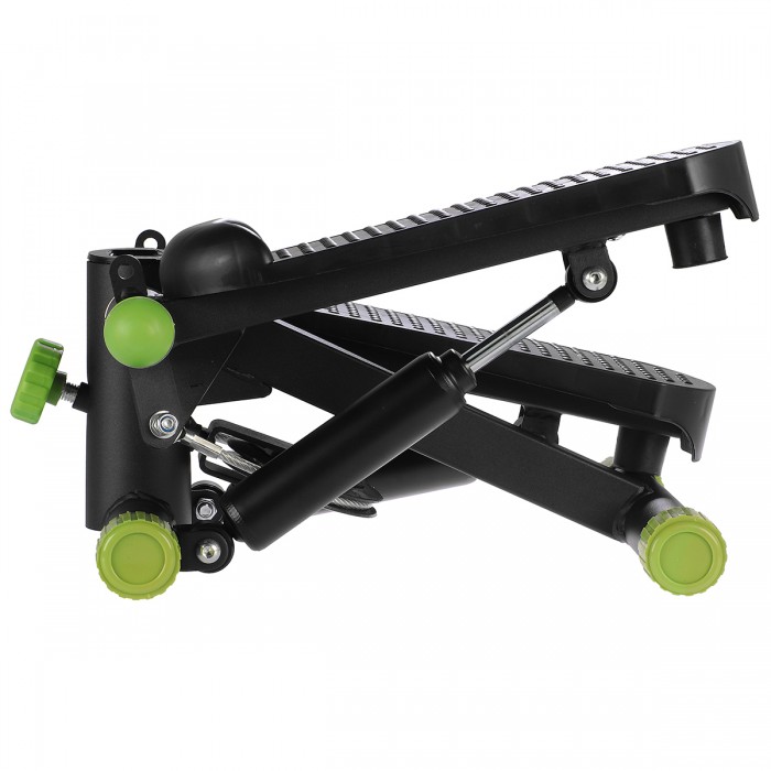 Степпер (міні-степпер) з еспандерами SportVida SV-HK0357 Black / Green