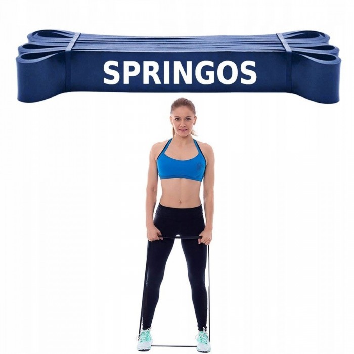 Гума для підтягувань і спорту (силова стрічка) Springos Power Band 64 мм 37-46 кг PB0005