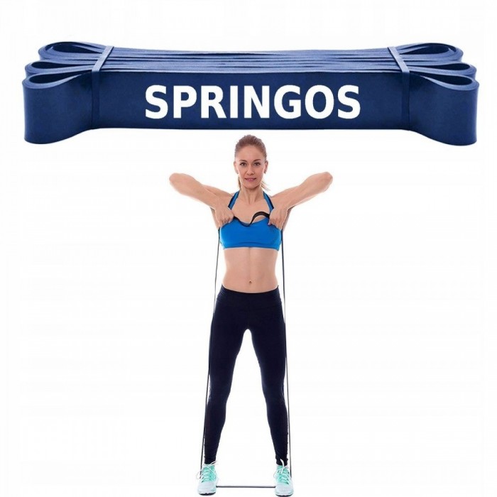 Гума для підтягувань і спорту (силова стрічка) Springos Power Band 64 мм 37-46 кг PB0005