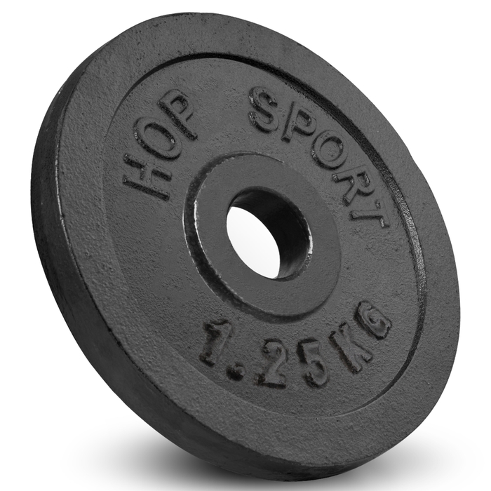 Набір Hop-Sport Strong 37 кг штанга з млинцями з W або Z подібним і гантельная грифами