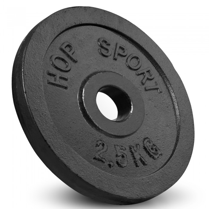 Набір Hop-Sport Strong 77 кг штанга з млинцями з W або Z подібним і гантельная грифами