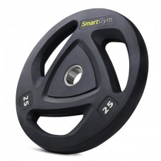 Блин (диск) олимпийский обрезиненный SmartGym 25 кг d - 50 мм