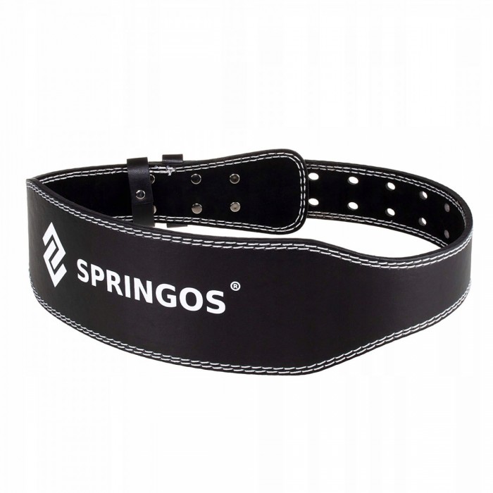 Пояс для важкої атлетики та пауерліфтингу Springos FA0119 M Black Пояс для важкої атлетики та пауерліфтингу Springos FA0119 M Black