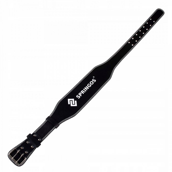 Пояс для важкої атлетики та пауерліфтингу Springos FA0119 M Black