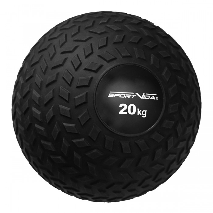Слэмбол (медицинский мяч) для кроссфита SportVida Slam Ball 20 кг SV-HK0370 Black Слэмбол (медицинский мяч) для кроссфита SportVida Slam Ball 20 кг SV-HK0370 Black