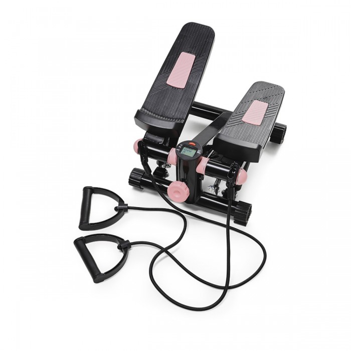 Степпер тренажер з еспандерами 4FIZJO 4fj0211 Black / Pink Степпер тренажер з еспандерами 4FIZJO 4fj0211 Black / Pink