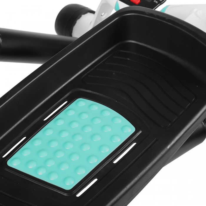 Степпер поворотный с эспандерами SportVida SV-HK0361 White/Turquoise