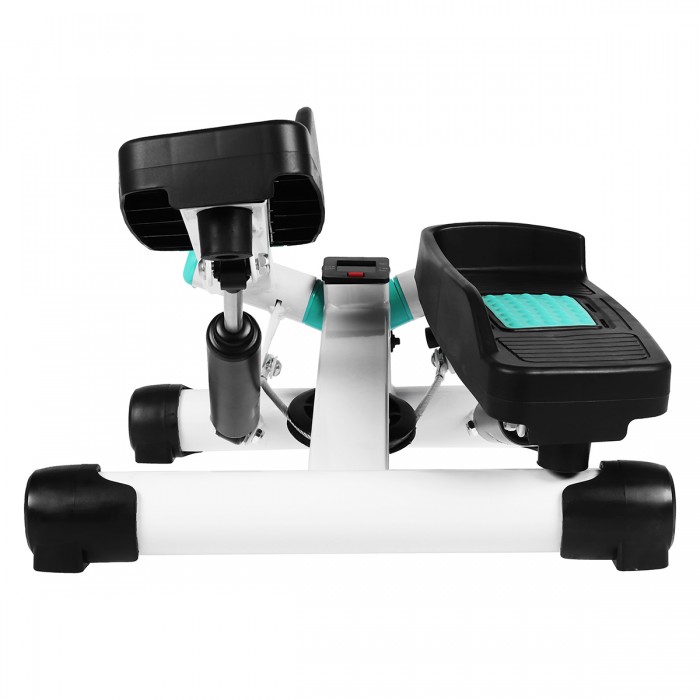 Степпер поворотный с эспандерами SportVida SV-HK0361 White/Turquoise