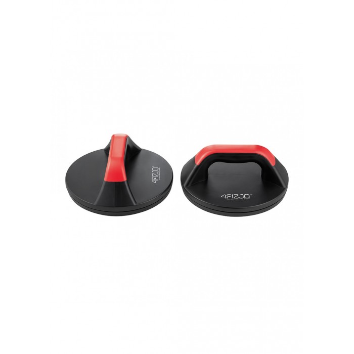 Упори для віджимань поворотні 4FIZJO Push-up Bars Black/Red (P-5907739312495)