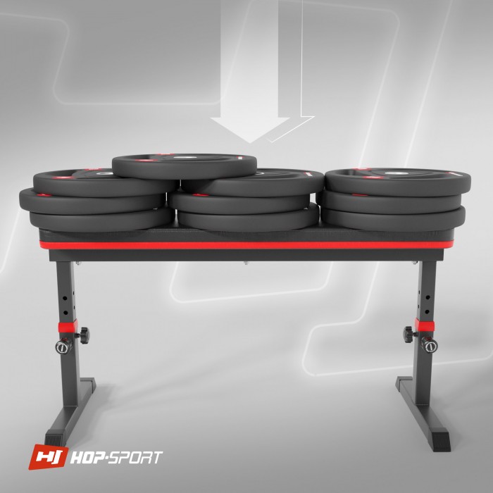 Регульована горизонтальна лава для жиму лежачи Hop-Sport HS-1025 Pro