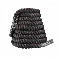 Канат тренувальний 4FIZJO Battle Rope 12 м для кросфіту Black (P-5907739312259)