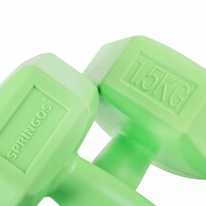 Гантелі Springos Hex 2 x 1.5 кг FA1031