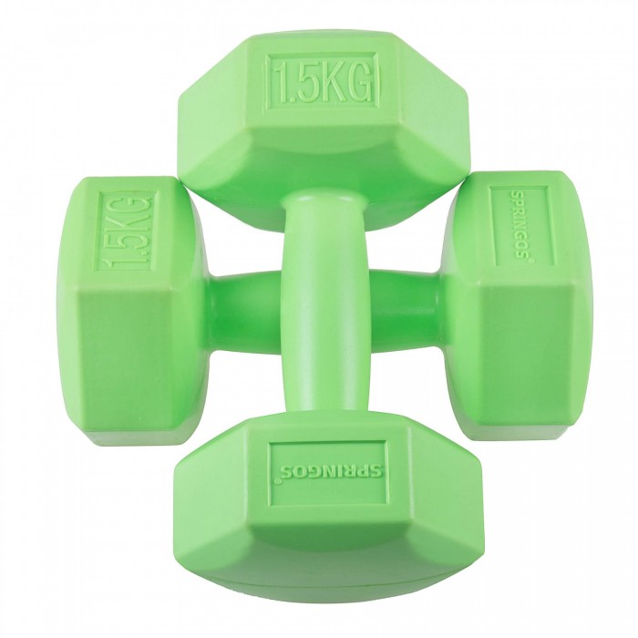 Гантелі Springos Hex 2 x 1.5 кг FA1031