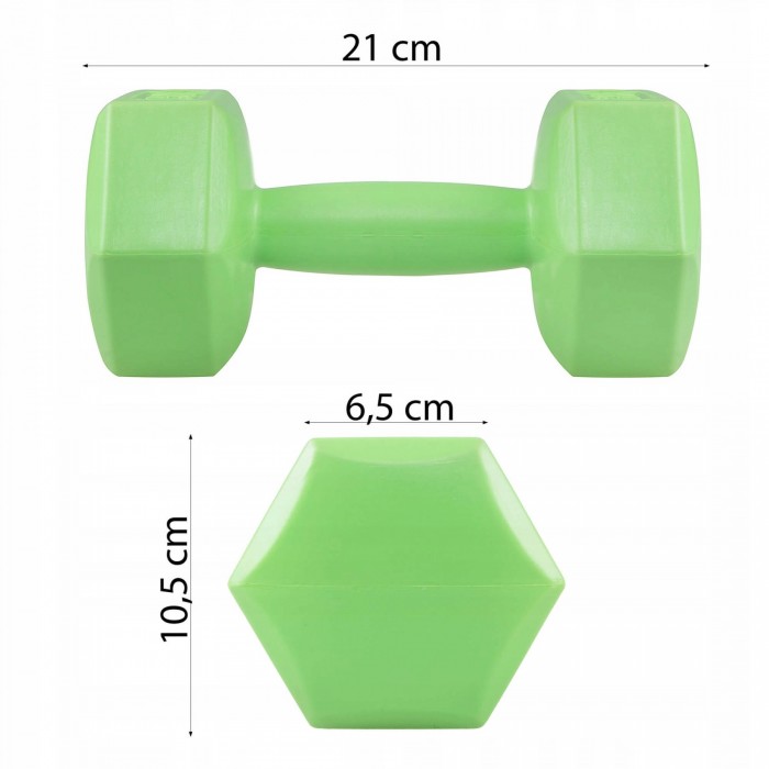 Гантелі Springos Hex 2 x 1.5 кг FA1031
