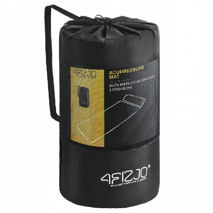 Килимок акупунктурний з валиком 4FIZJO Classic Mat XL Аплікатор Кузнєцова Grey/Pink (P-5907739313294)