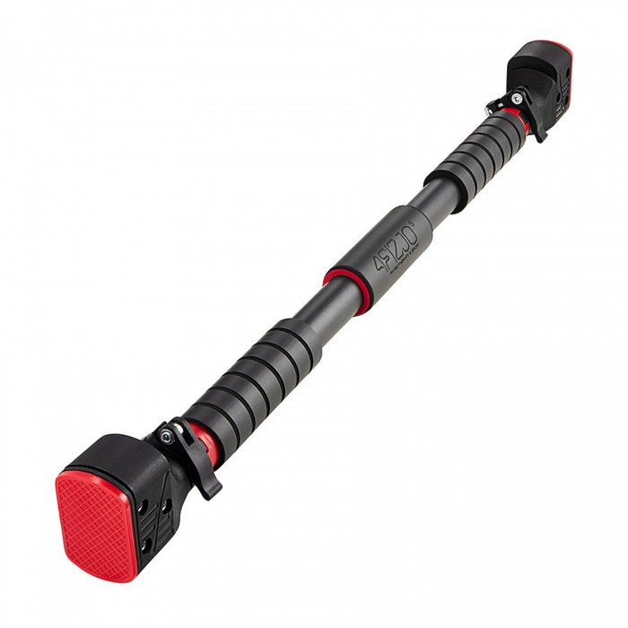 Турнік розсувний 4FIZJO PRO 72-110 см Black/Red (P-5907739313263)
