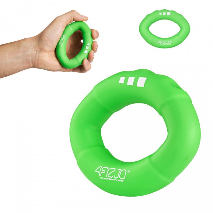 Еспандер кистьовий силіконовий 4FIZJO Light 13 кг Green (P-5907739313737)