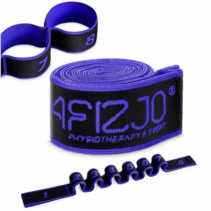 Еспандер з петлями для розтяжки 4FIZJO 90 см Black/Blue (P-5907739313775) Еспандер з петлями для розтяжки 4FIZJO 90 см Black/Blue (P-5907739313775)