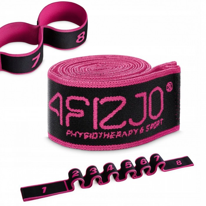 Еспандер з петлями для розтяжки 4FIZJO 90 см Black/Pink (P-5907739313782) Еспандер з петлями для розтяжки 4FIZJO 90 см Black/Pink (P-5907739313782)