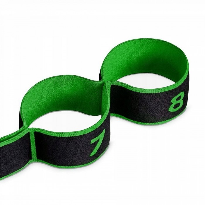 Еспандер з петлями для розтяжки 4FIZJO 90 см Black/Green (P-5907739313799)