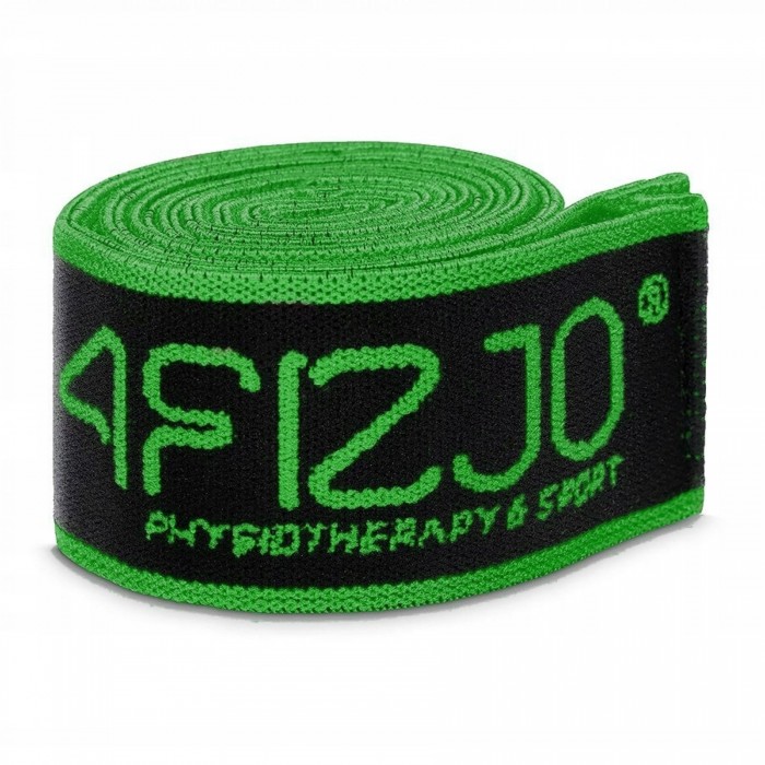 Еспандер з петлями для розтяжки 4FIZJO 90 см Black/Green (P-5907739313799)