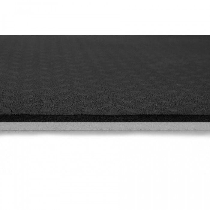 Коврик для йоги и фитнеса Majestic Sport TPE 6 мм GVT5010/A Black/Grey