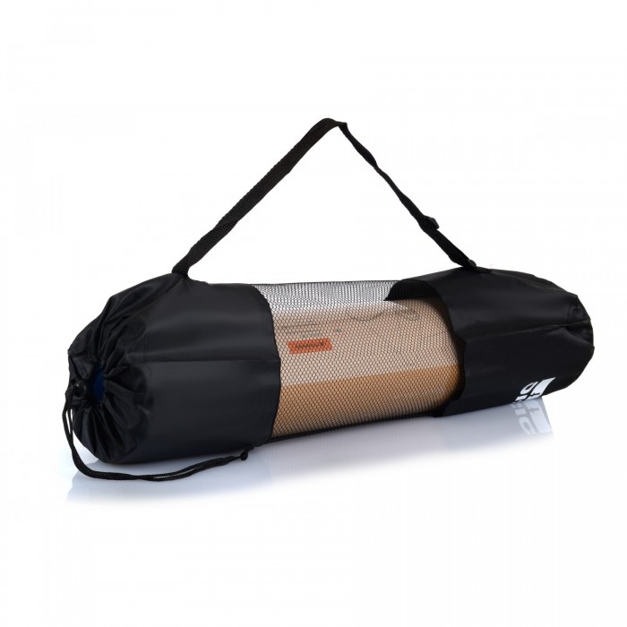 Коврик для йоги и фитнеса Majestic Sport TPE 6 мм GVT5010/A Black/Grey