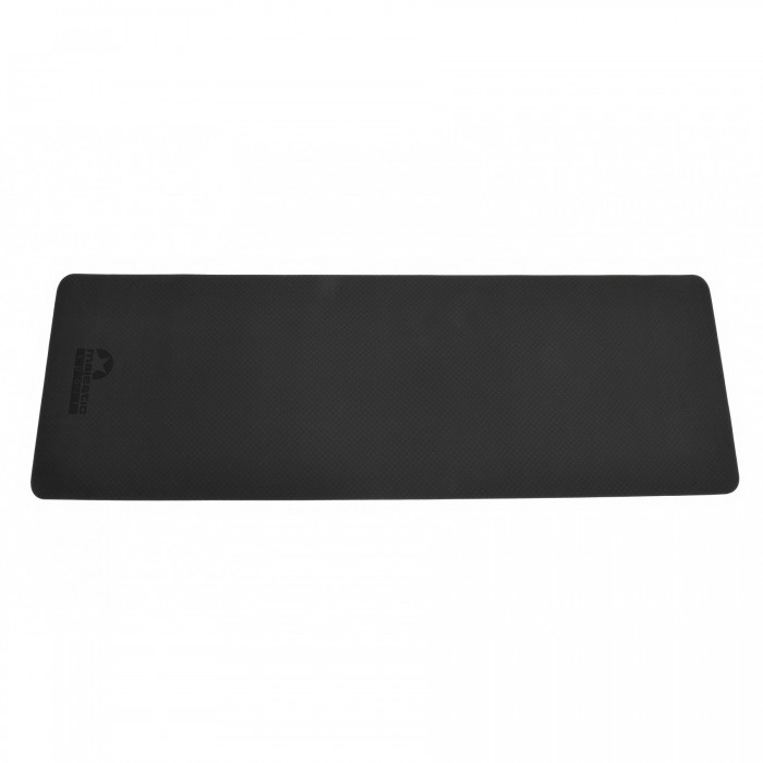 Коврик для йоги и фитнеса Majestic Sport TPE 6 мм GVT5010/A Black/Grey