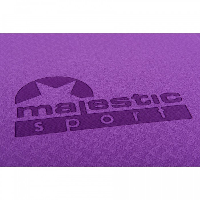 Коврик для йоги и фитнеса Majestic Sport TPE 6 мм GVT5010/P Purple/Pink