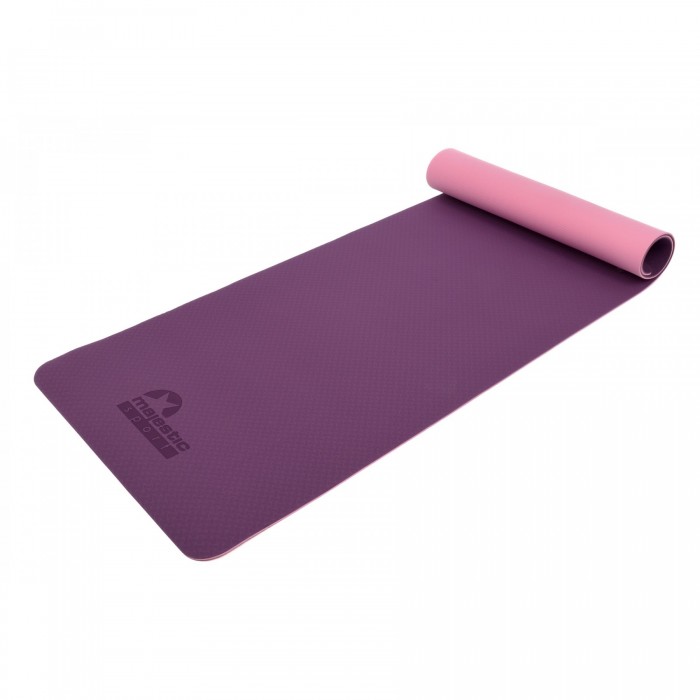 Коврик для йоги и фитнеса Majestic Sport TPE 6 мм GVT5010/P Purple/Pink