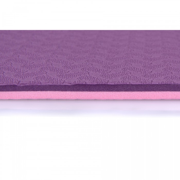 Коврик для йоги и фитнеса Majestic Sport TPE 6 мм GVT5010/P Purple/Pink