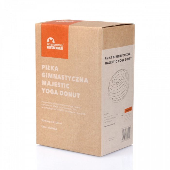 Мяч для фитнеса (пончик) Majestic Sport Air Ball Donut 50 x 28 см Anti-Burst GVP5030/P