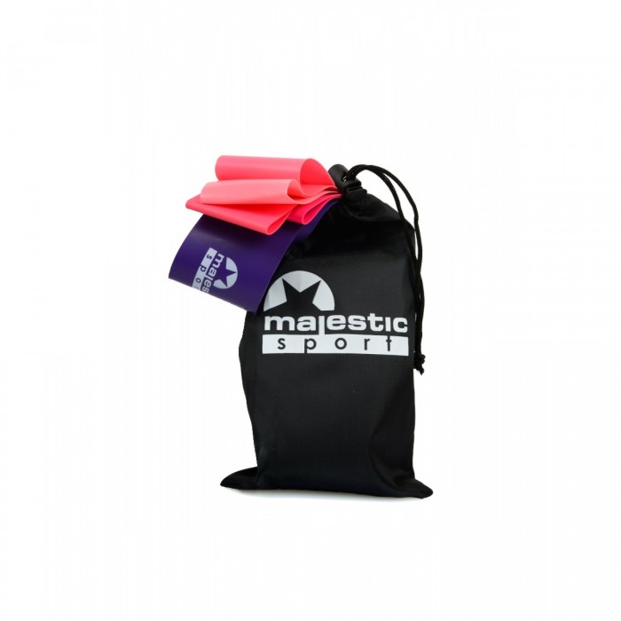 Набор резинок для фитнеса Majestic Sport Pink Power Mini Band 5 шт 5-25 кг GVR2008