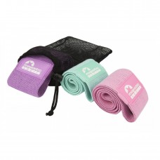 Резинки для фитнеса из ткани Majestic Sport Hip Band набор 3 шт 13-37 кг M-HB-4503