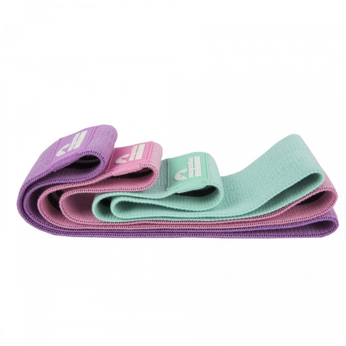 Резинки для фитнеса из ткани Majestic Sport Hip Band набор 3 шт 13-37 кг M-HB-4503