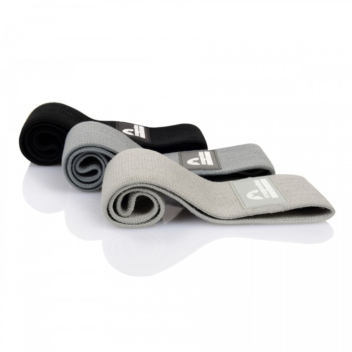 Резинки для фитнеса из ткани Majestic Sport Hip Band набор 3 шт 13-37 кг M-HB-4504